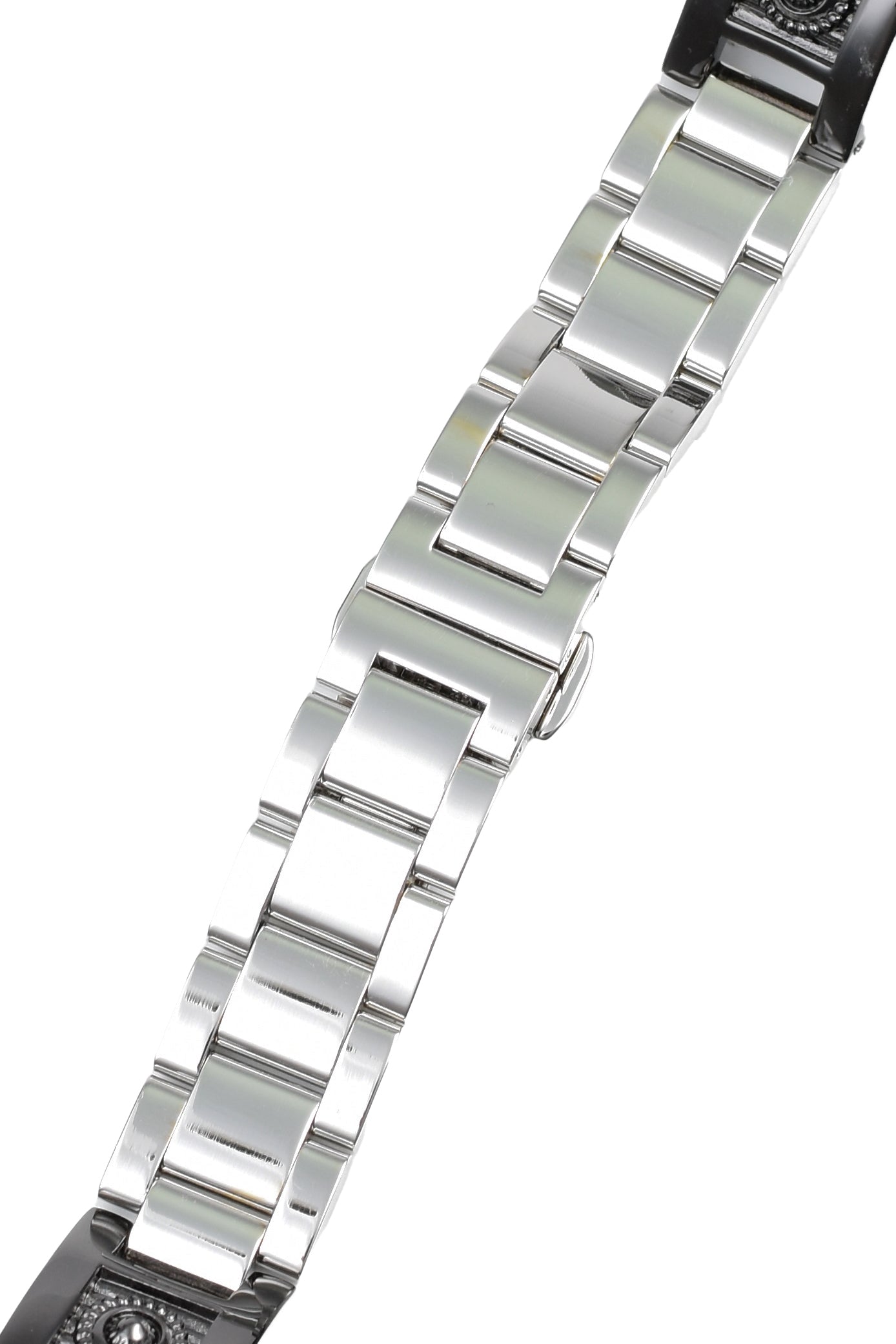 METAL WATCH BELT / BLK