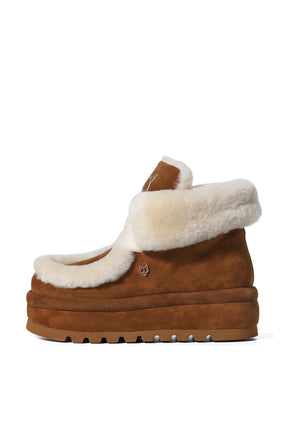 BAMBI TAN SUEDE / SHEARLING