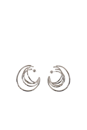 ORBIT EARRINGS LARGE / SILVER
