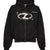 FADE WASH ZIP HOODIE / BLK