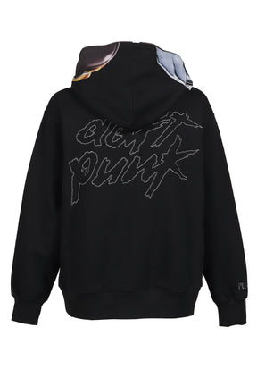 RAM ZIP HOODIE / BLACK 