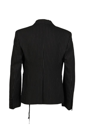 RAMI SLIM FIT DECONSTRUCTED JACKET / BLK GRY