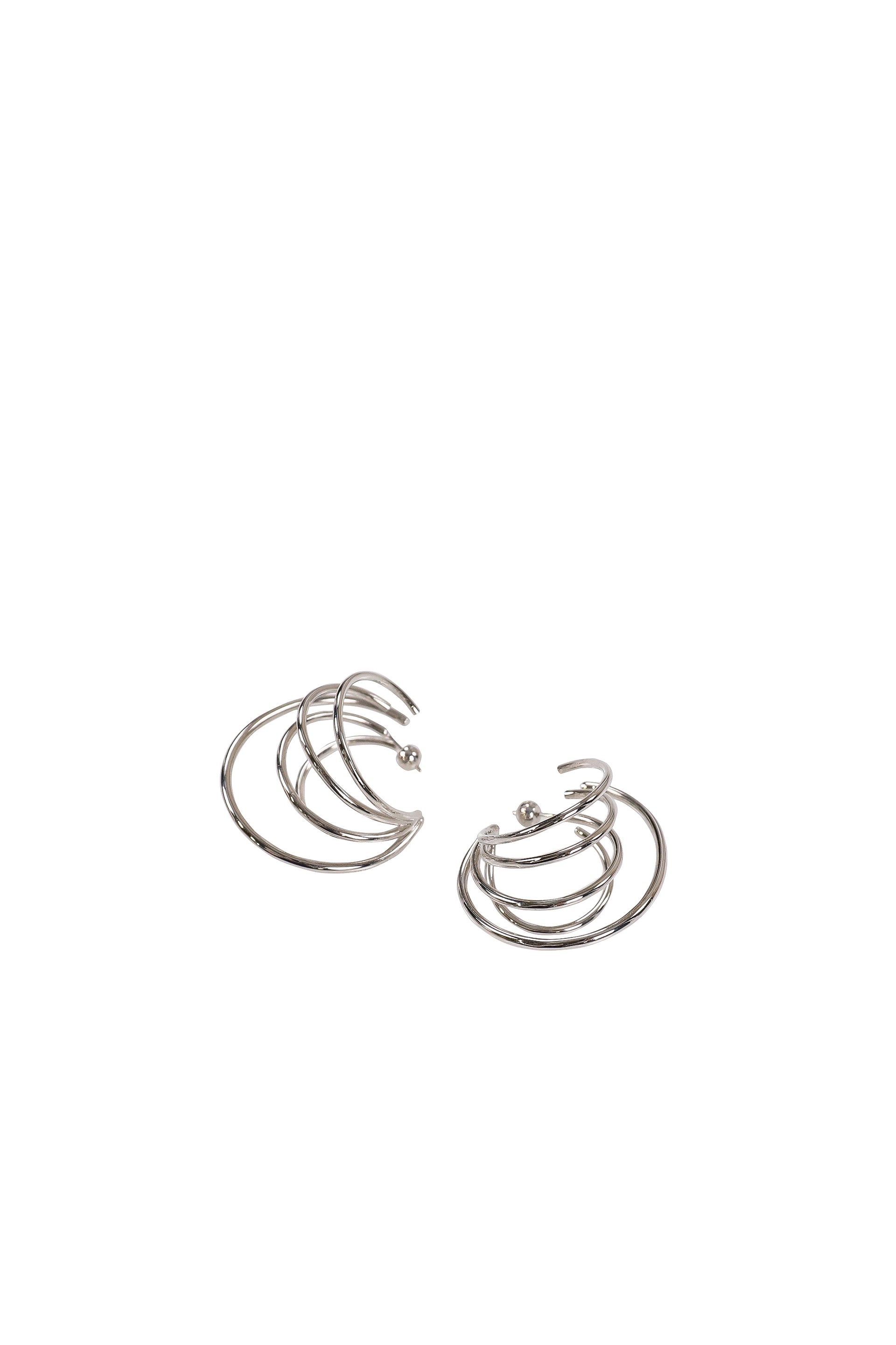 ORBIT EARRINGS LARGE / SIL