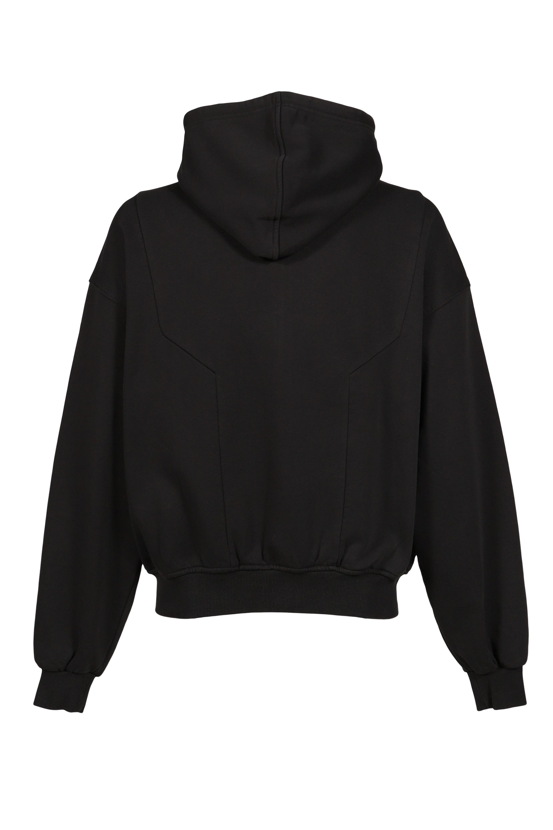 FADE WASH ZIP HOODIE / BLK