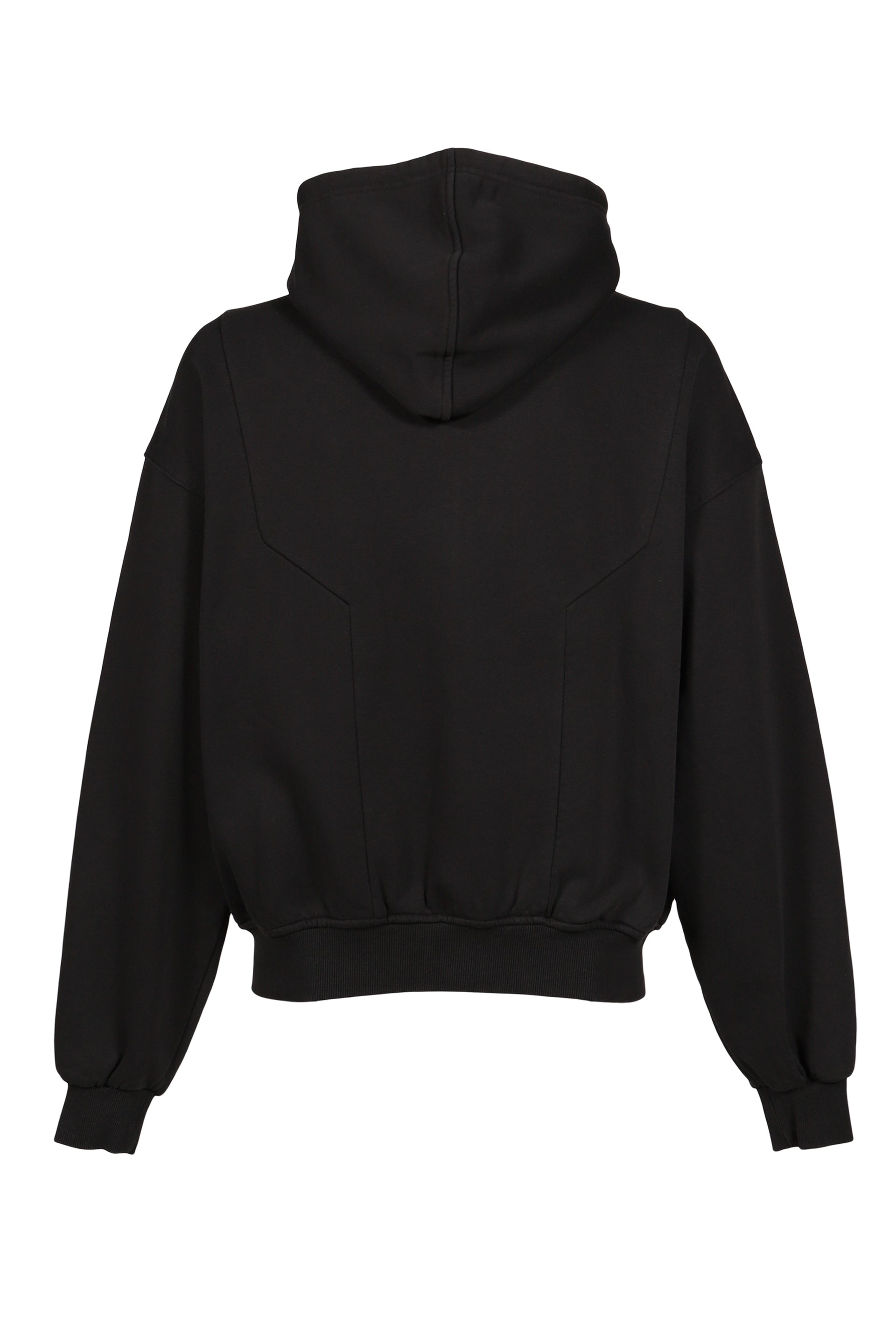 FADE WASH ZIP HOODIE / BLK