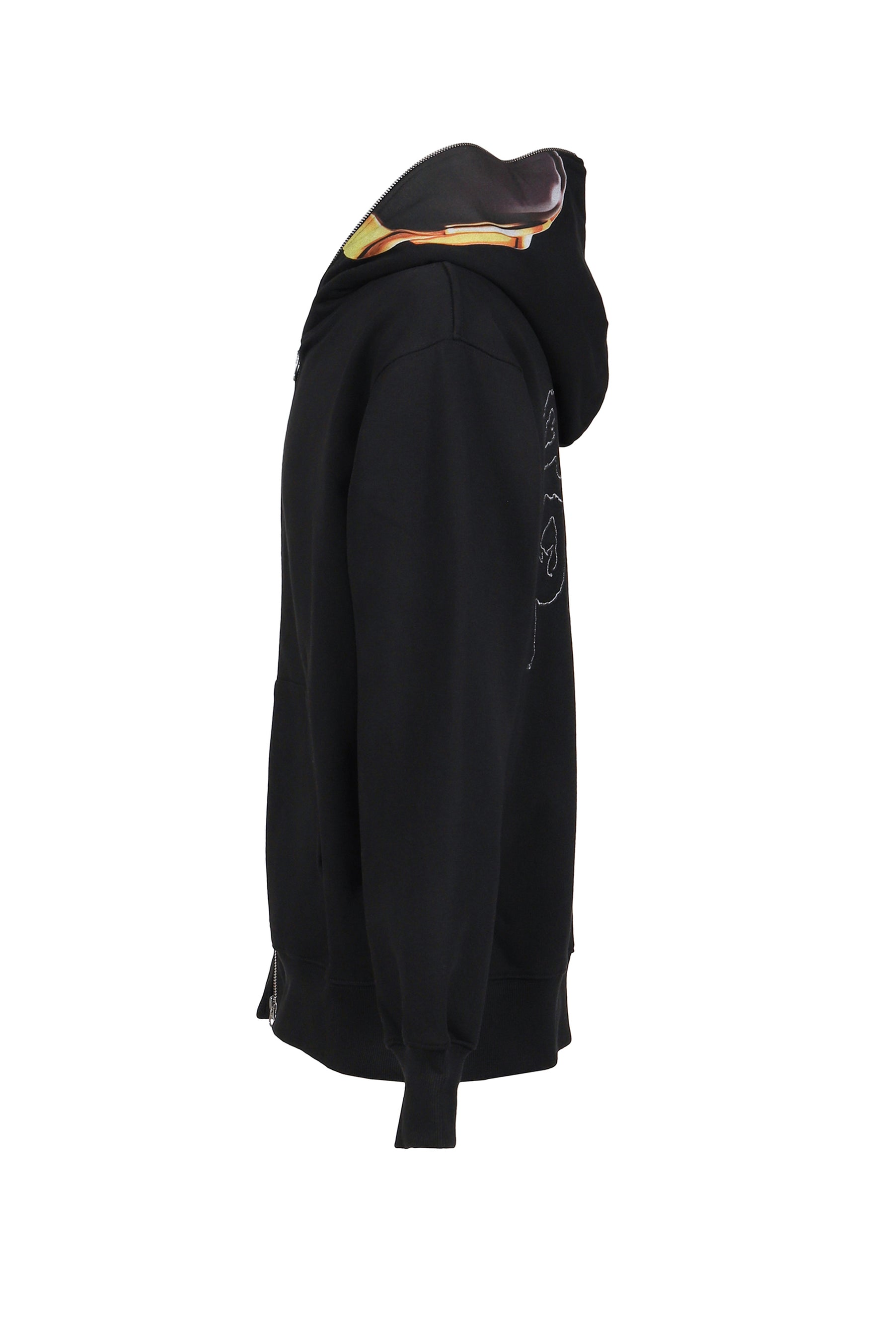 RAM ZIP HOODIE / BLACK 