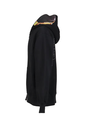 RAM ZIP HOODIE / BLACK 