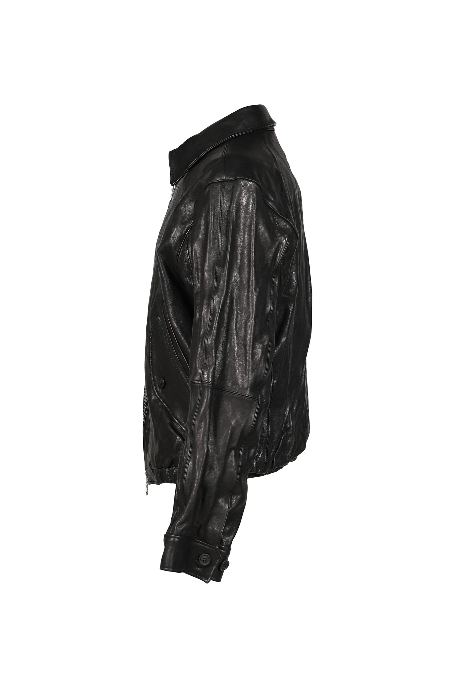 VEGETABLE SWINGTOP PLEATED WASH JUMPER / BLK