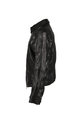 VEGETABLE SWINGTOP PLEATED WASH JUMPER / BLK