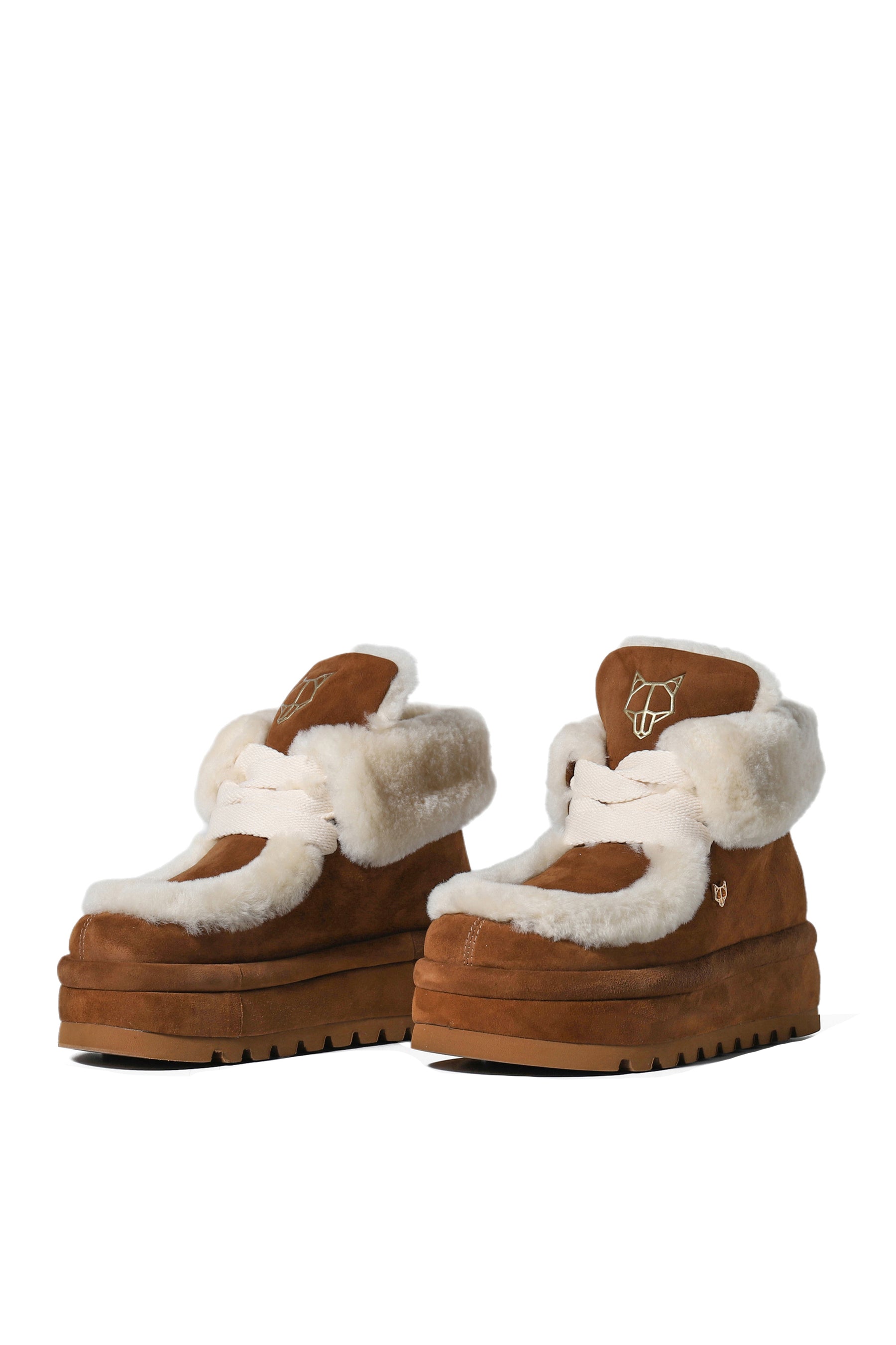 BAMBI TAN SUEDE / SHEARLING