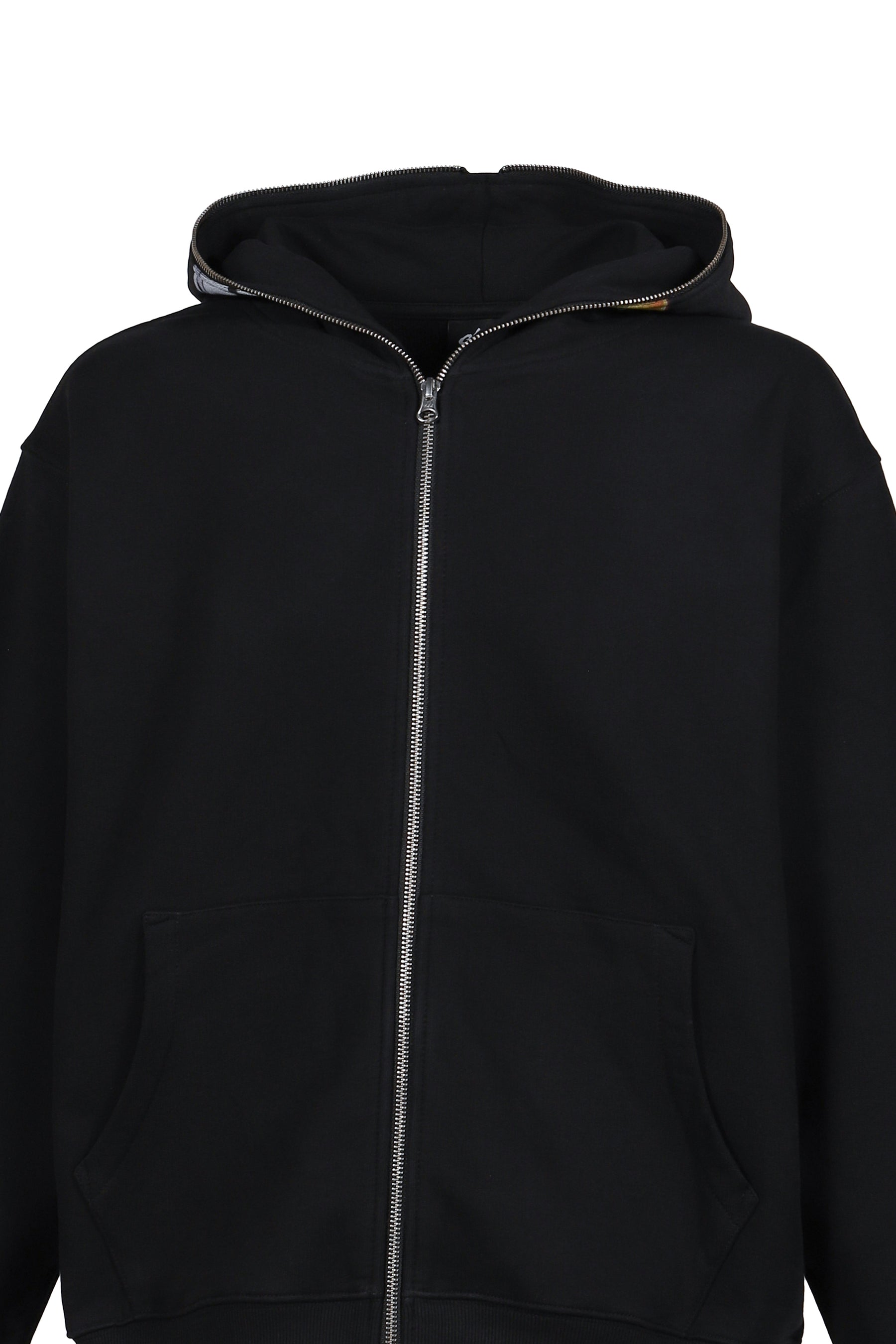 RAM ZIP HOODIE / BLACK 