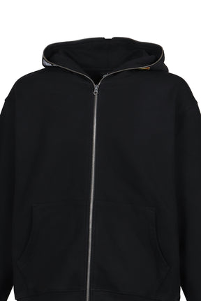 RAM ZIP HOODIE / BLACK 
