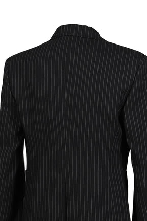 RAMI SLIM FIT DECONSTRUCTED JACKET / BLK GRY