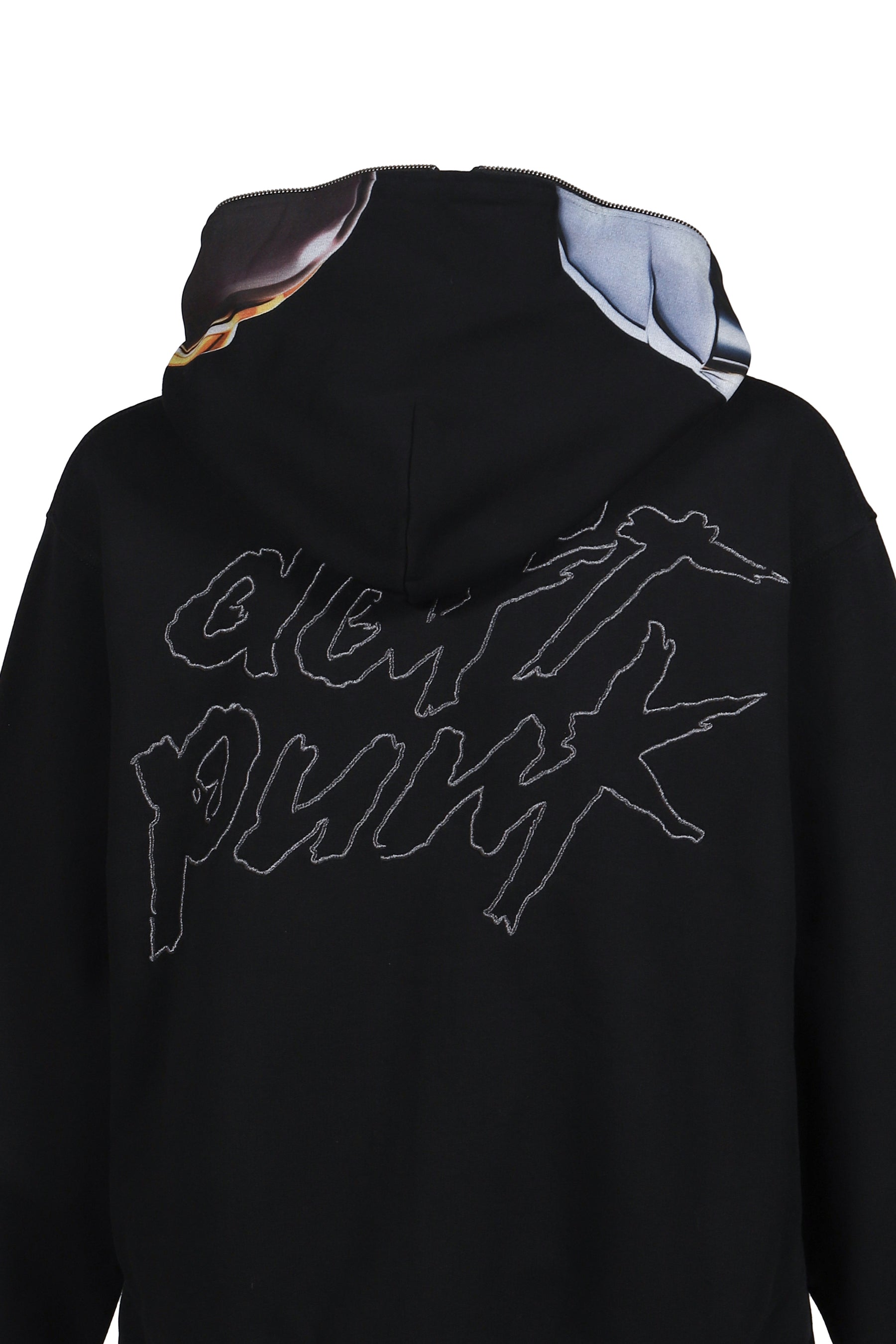 RAM ZIP HOODIE / BLACK 