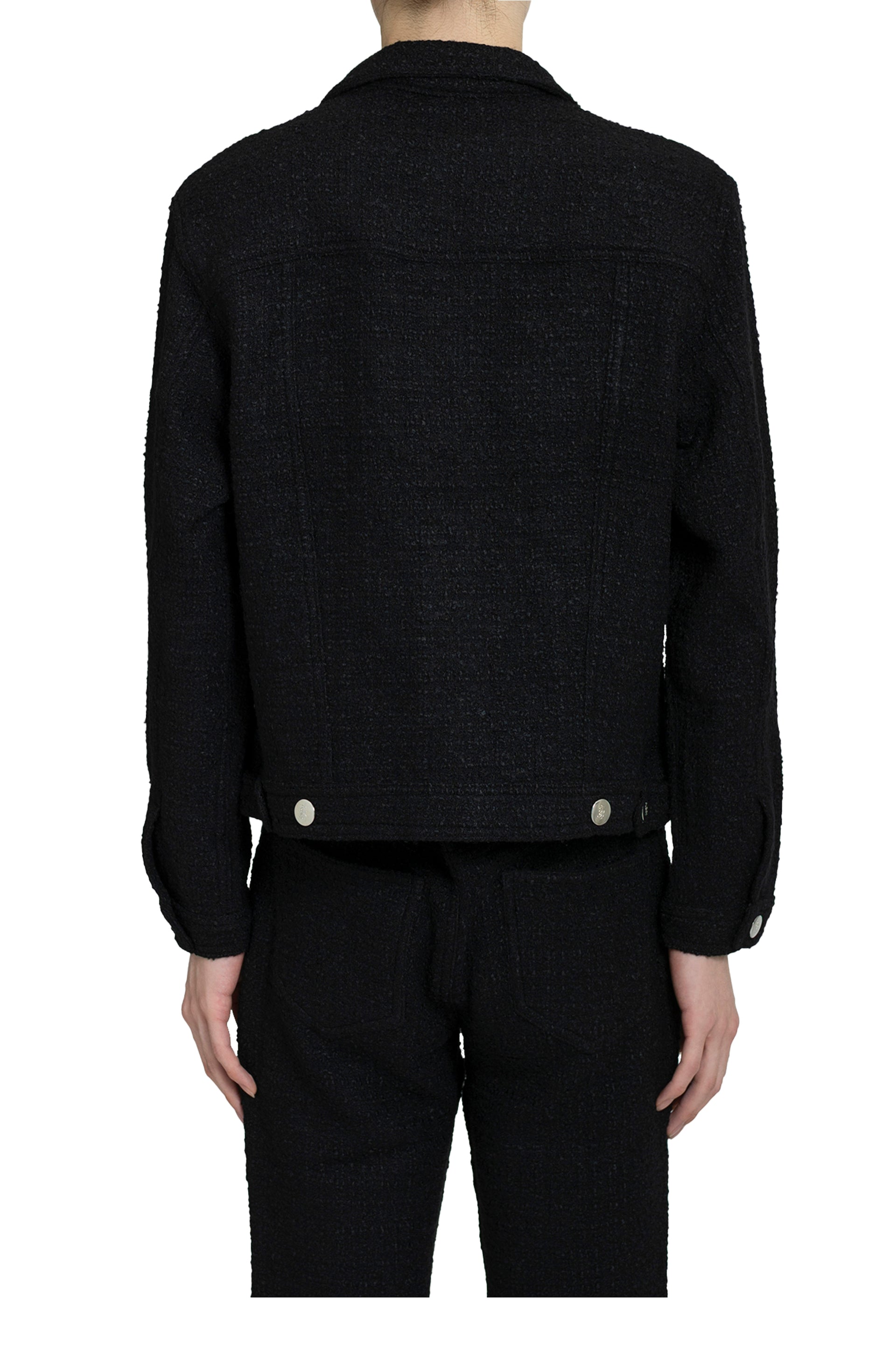 SPREAD COLLAR JACKET / BLK