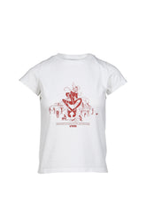MARIONETTE TIGHT FITTED T-SHIRT / WHT