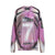 PRINTED LONG SLEEVE SPORTS TOP / PINK
