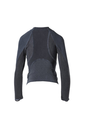 HALF-ZIP RAGLAN / BLUE