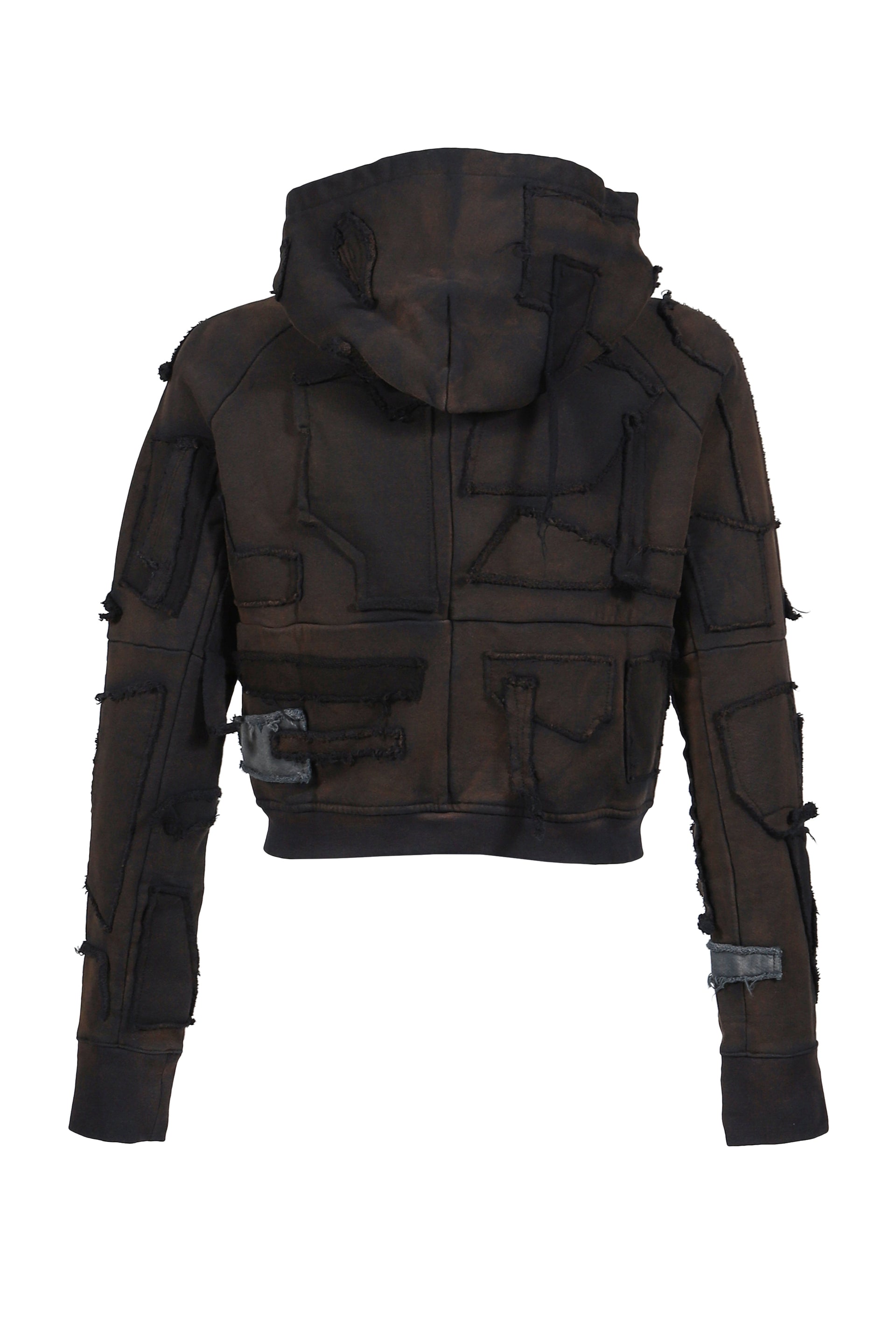 HYBRID HOODIE SCRAP / BLK