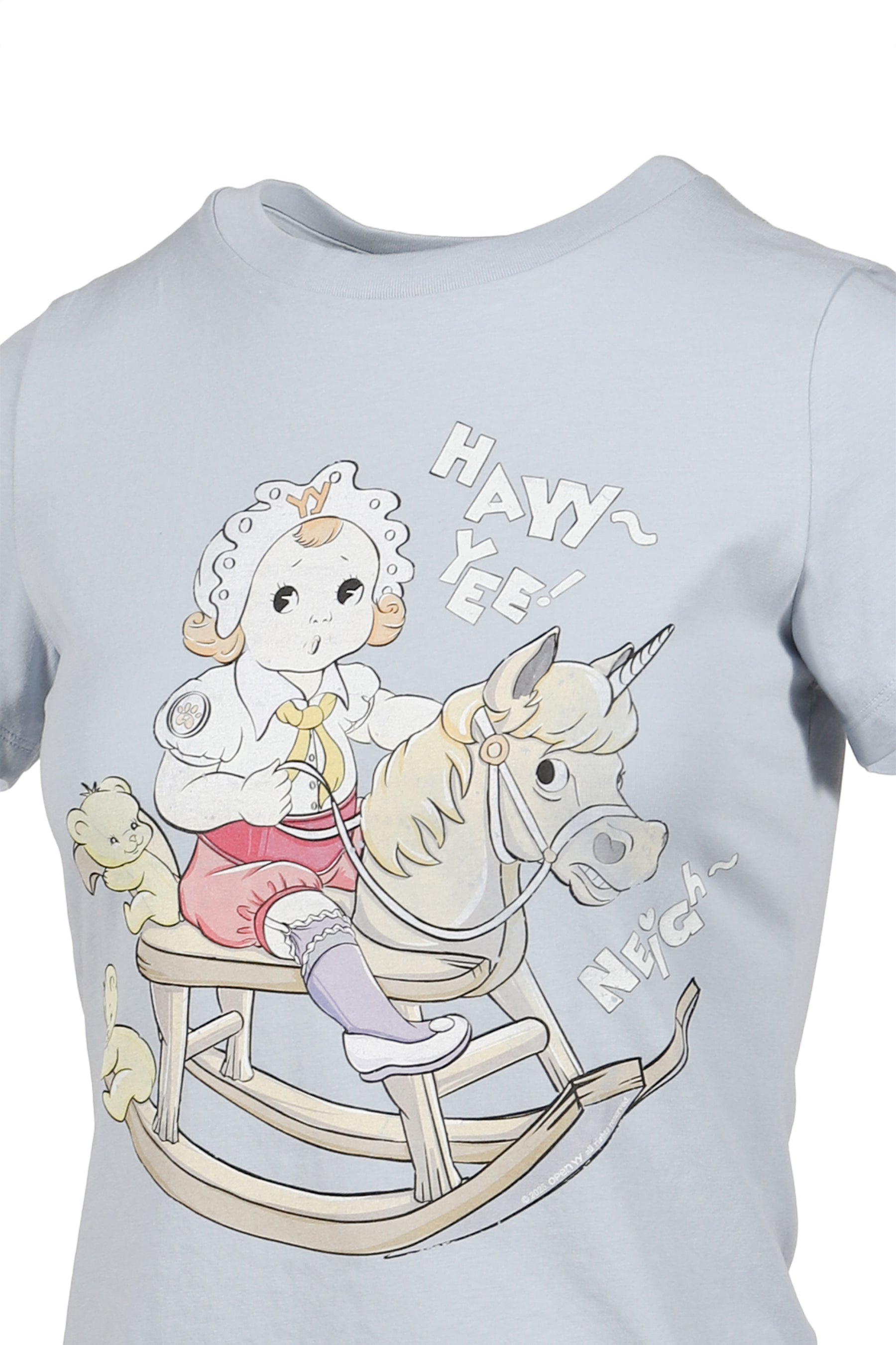 OPEN YY ROCKING BABY TEE / BLU
