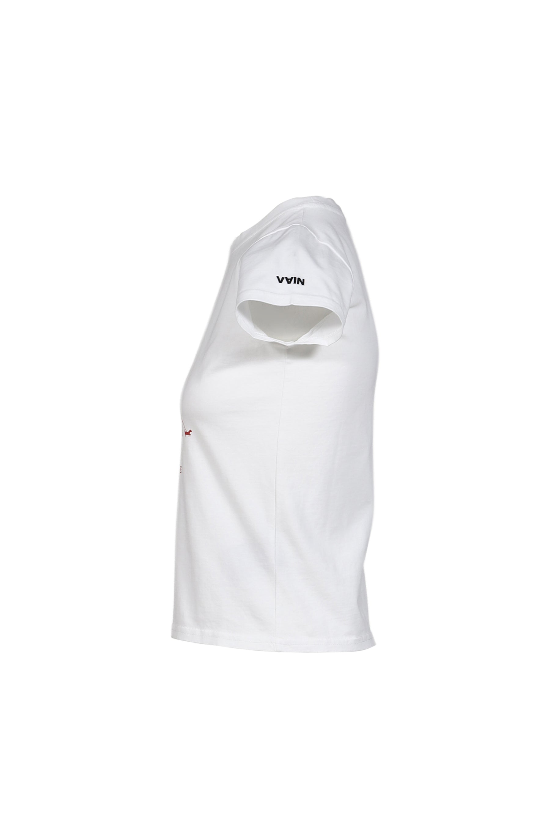 MARIONETTE TIGHT FITTED T-SHIRT / WHT