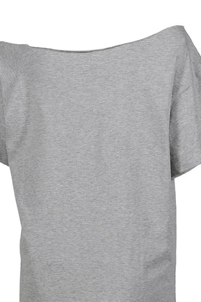 DUBS TEE IN GREY & NEON YELLOW / GRY