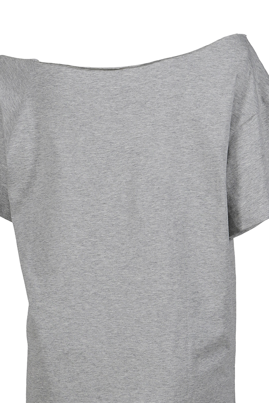 DUBS TEE IN GREY & NEON YELLOW / GRY