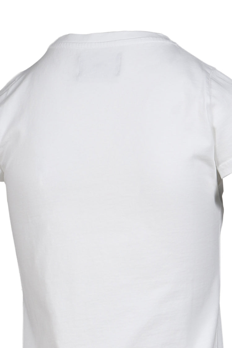 MARIONETTE TIGHT FITTED T-SHIRT / WHT