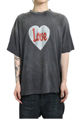SS TEE/HEART LOVE / BLACK