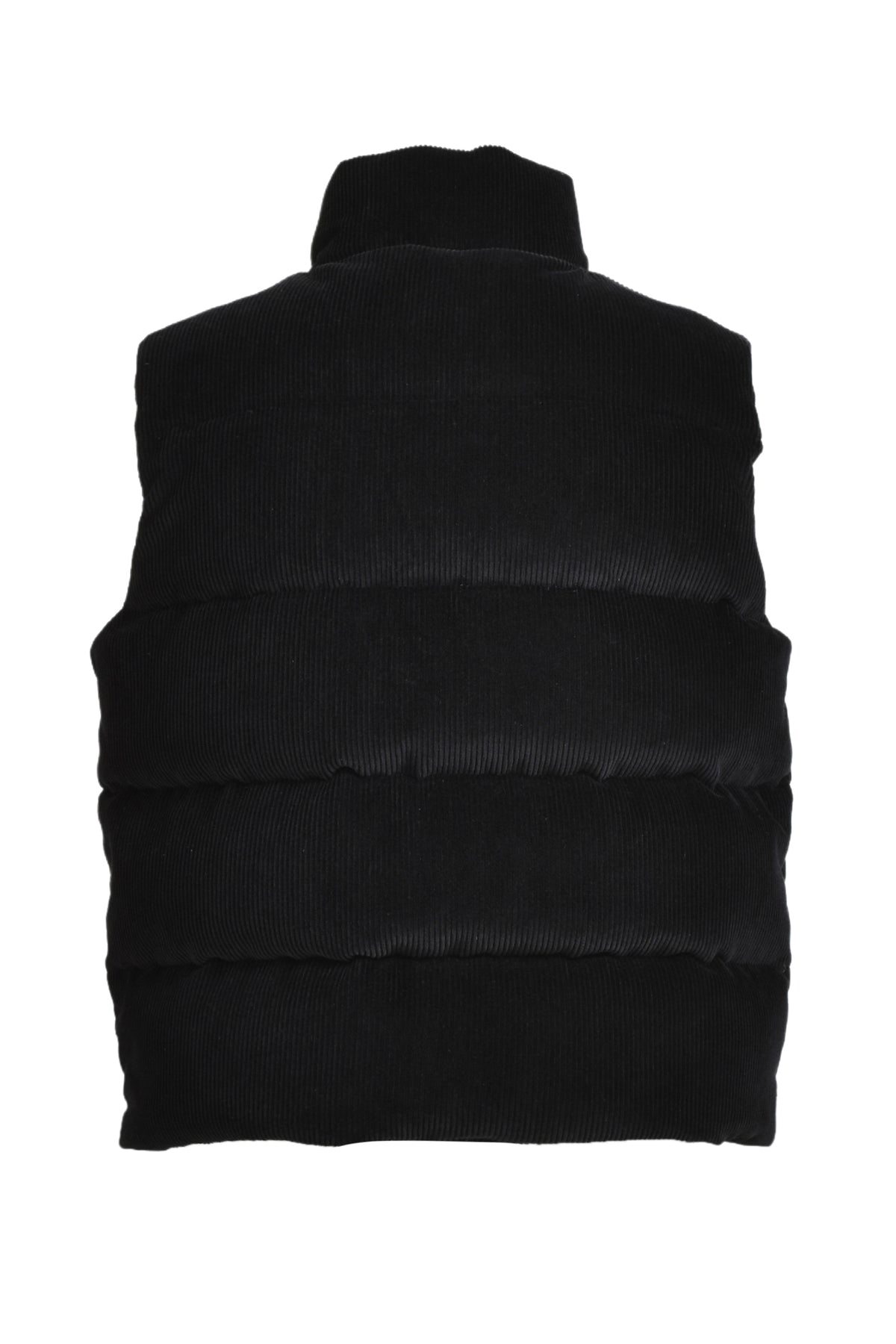 CORDUROY DOWN VEST / BLK