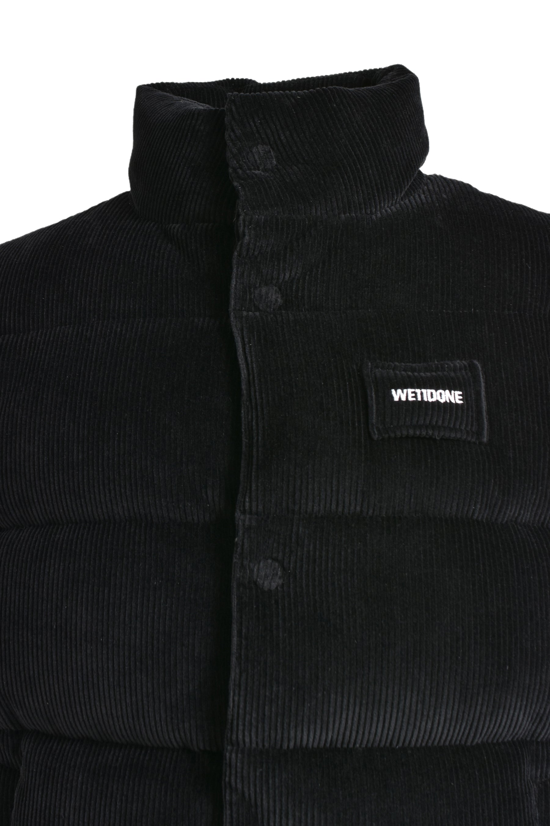 CORDUROY DOWN VEST / BLK