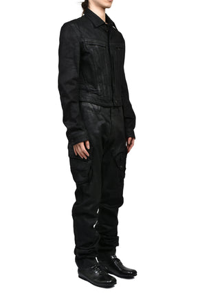 12oz DENIM BLOUSON / BLK
