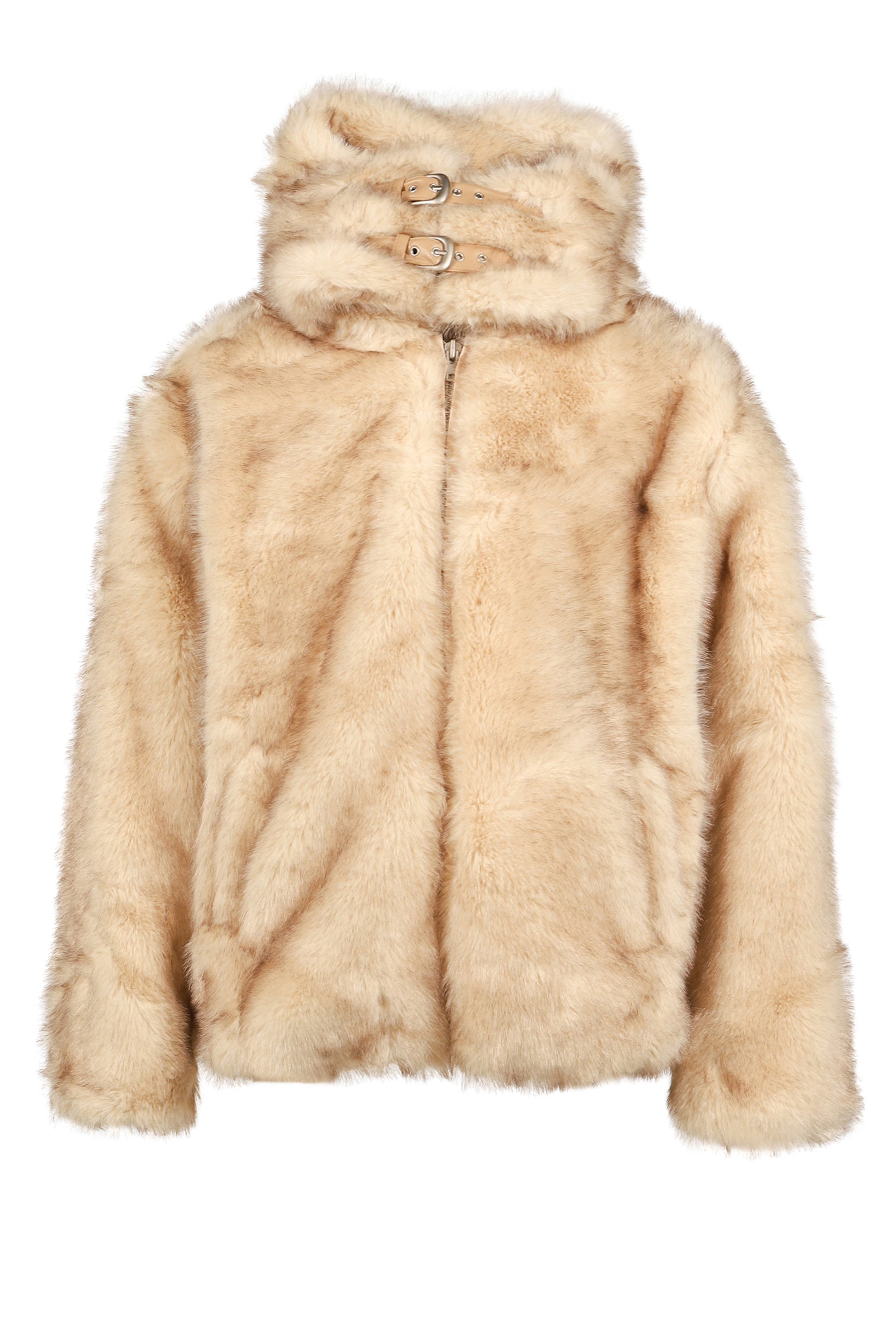 FUR HOODIE / CRM