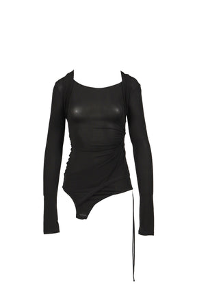 STRETCH LAYERED LONG SLEEVE / BLK