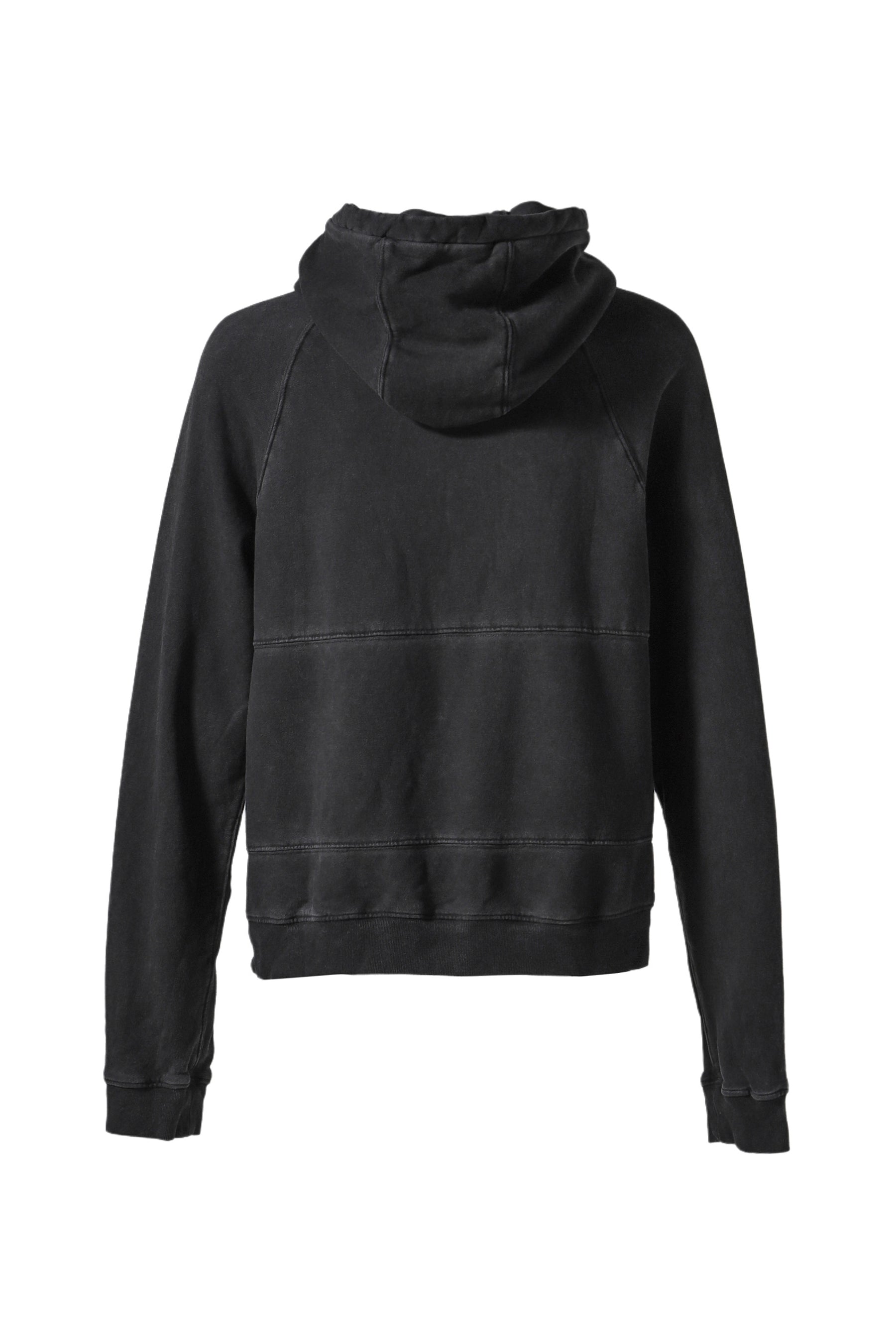 HAND-TREATED PULLOVER HOODIE / OIL