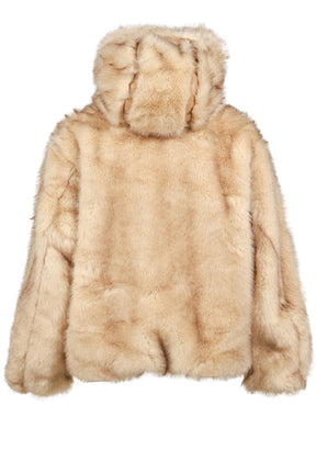 FUR HOODIE / CRM