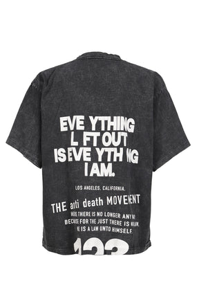 THEOSOPHIC CVA TEE / MECHANIC BLACK