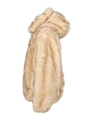FUR HOODIE / CRM