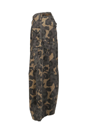 SIOUXSIE FIELD CARGO JEAN / MULTI BRW LEOPARD