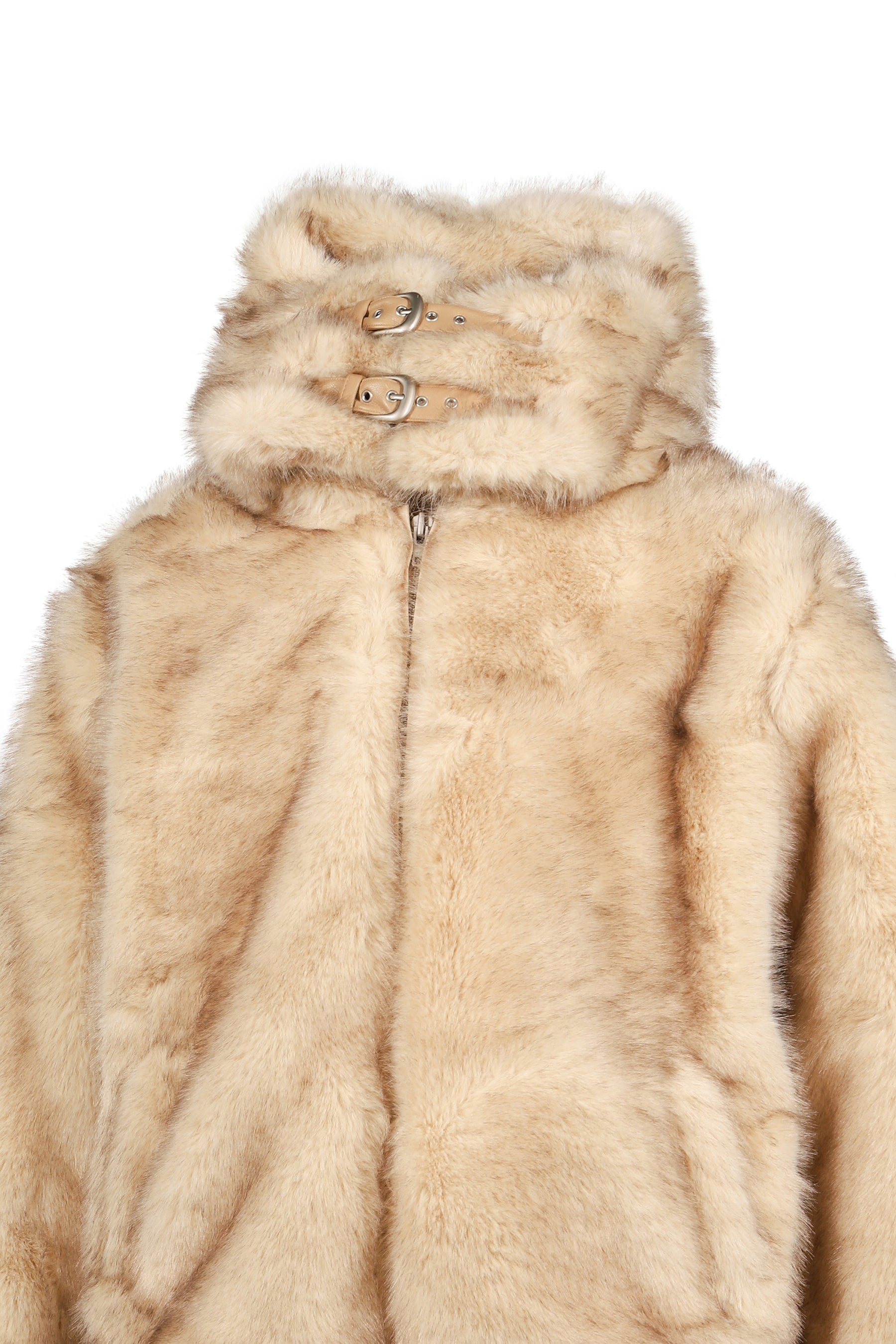 FUR HOODIE / CRM