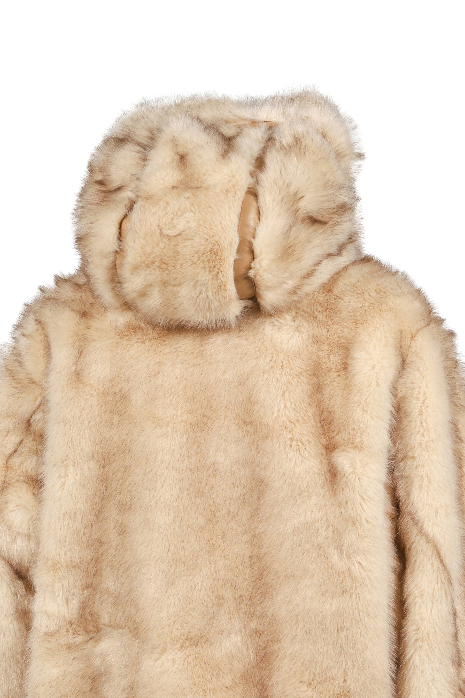 FUR HOODIE / CRM