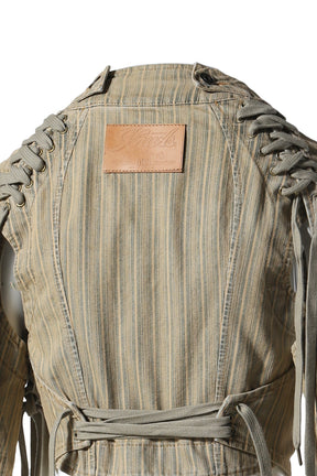 GFRC JACKET / TAN STRIPE