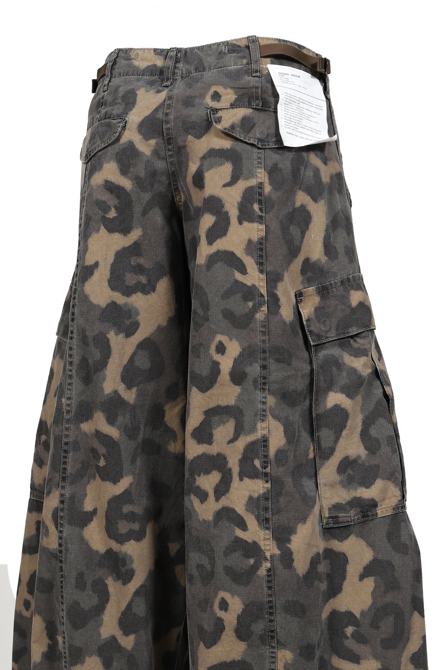 SIOUXSIE FIELD CARGO JEAN / MULTI BRW LEOPARD