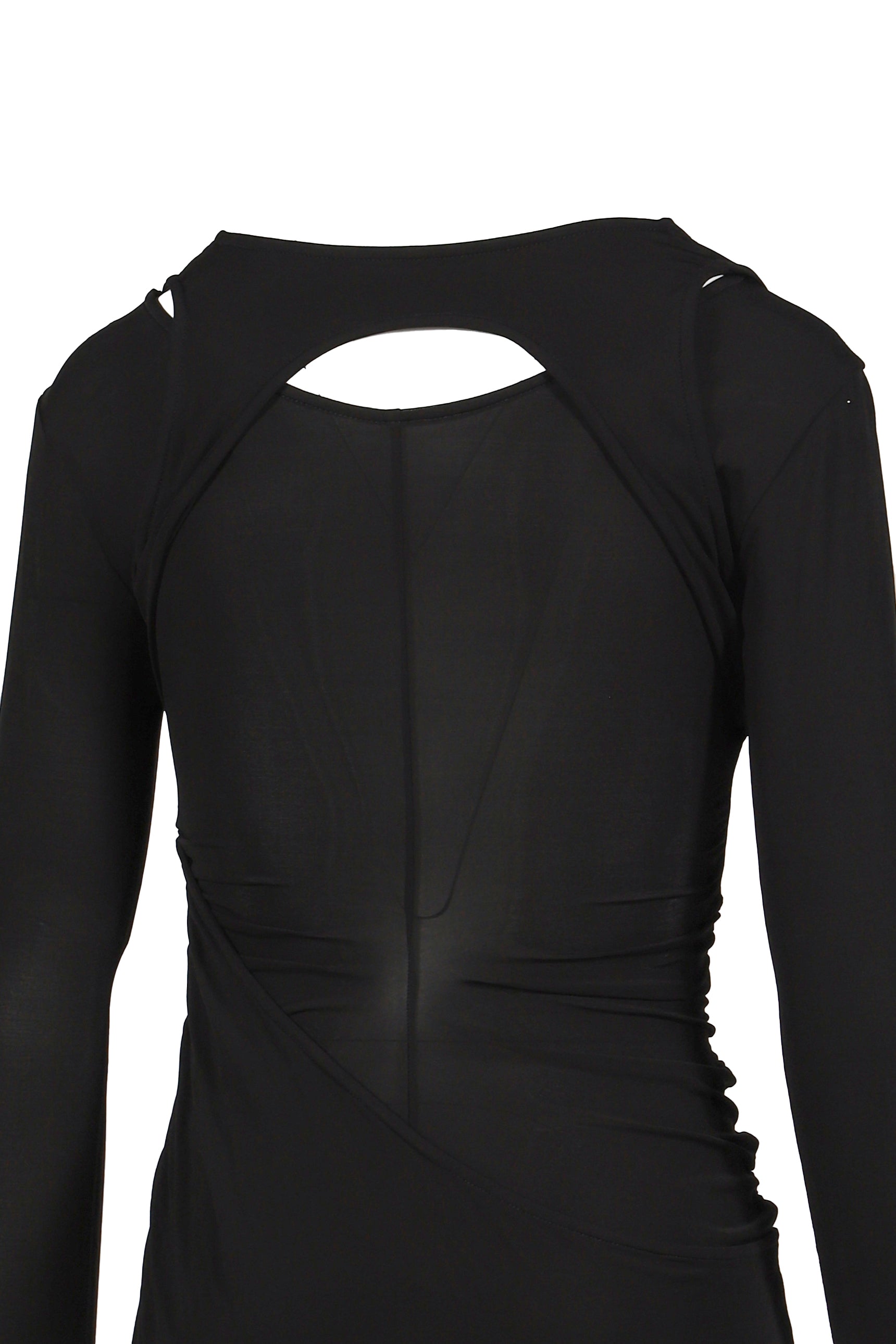 STRETCH LAYERED LONG SLEEVE / BLK