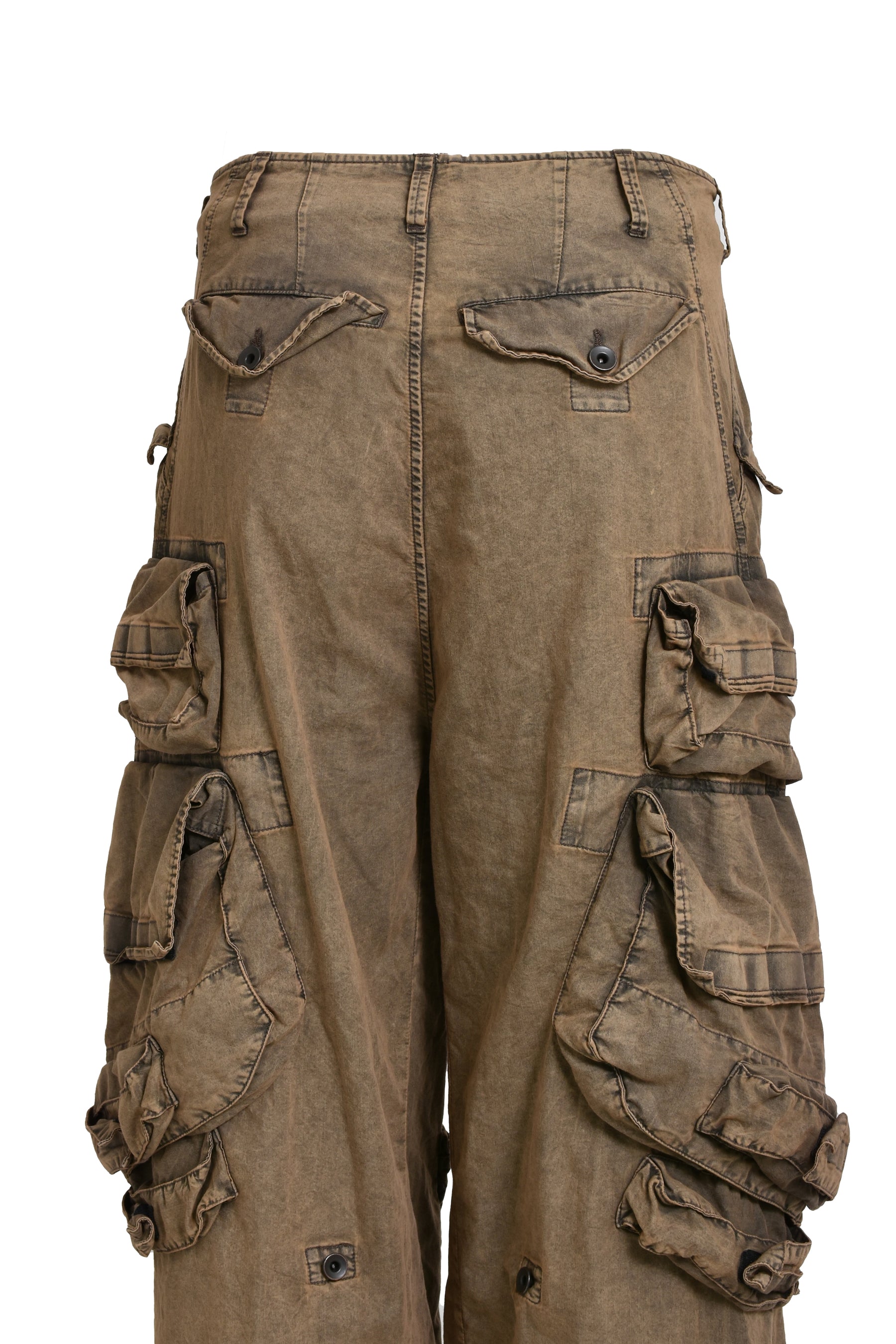 WIDE GASMASK CARGO TROUSER / SOIL