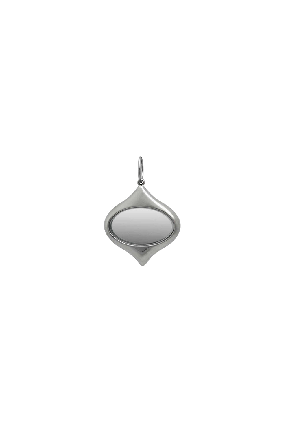 SEED MIRROR PENDANT(NICKEL PLATED) / SIL