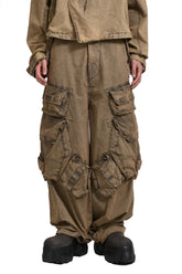 WIDE GASMASK CARGO TROUSER / SOIL