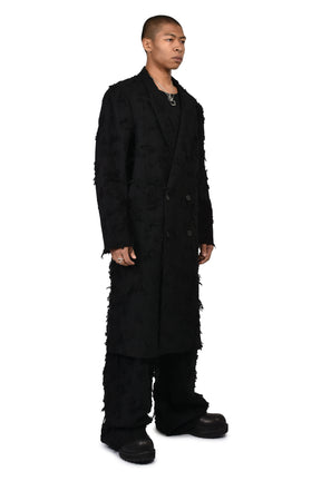 BORO JACQUARD OFFICER COAT / BLK
