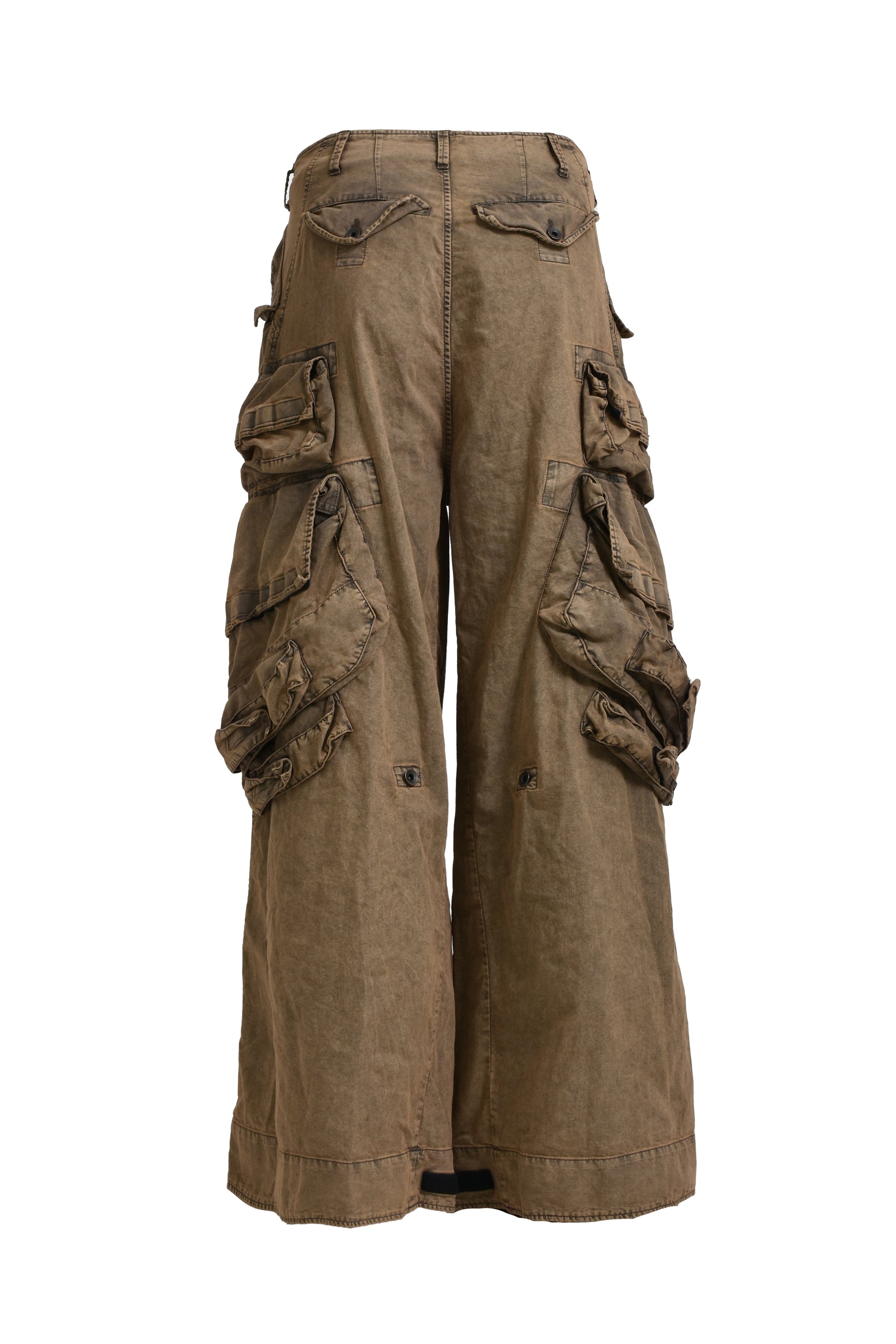 WIDE GASMASK CARGO TROUSER / SOIL