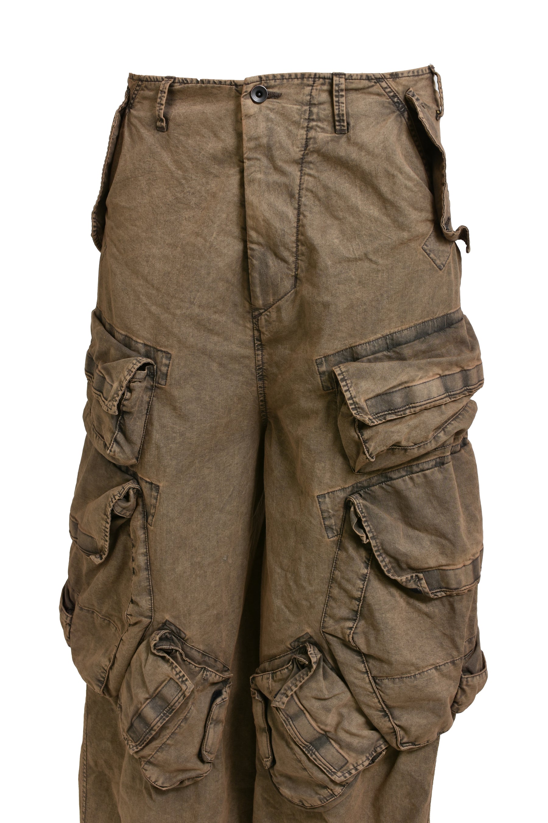 WIDE GASMASK CARGO TROUSER / SOIL